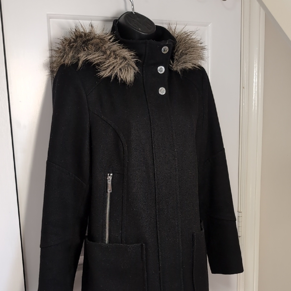 London Fog Women's Wool Blend Coat Size Small